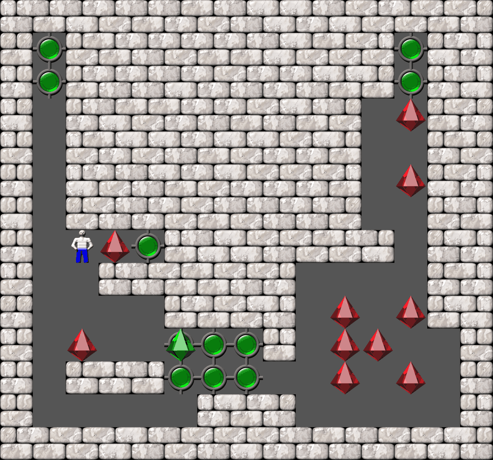 Sokoban Bugs550 collection level 245